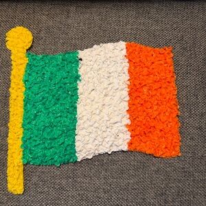 Kage company Irish popcorn flag, made in USA